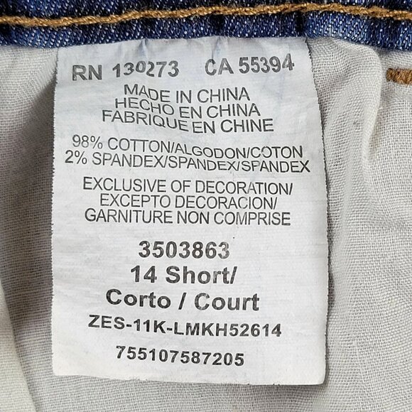Lee Womans Jeans Slender Secret Lower on the Waist size 14 Short JH1599503 - Picture 5 of 5
